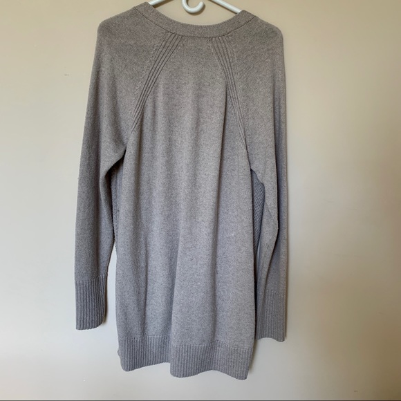 Tan Cardigan Sweater - Picture 3 of 4